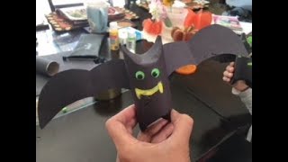 DIY Halloween Craft TP Tube Bats