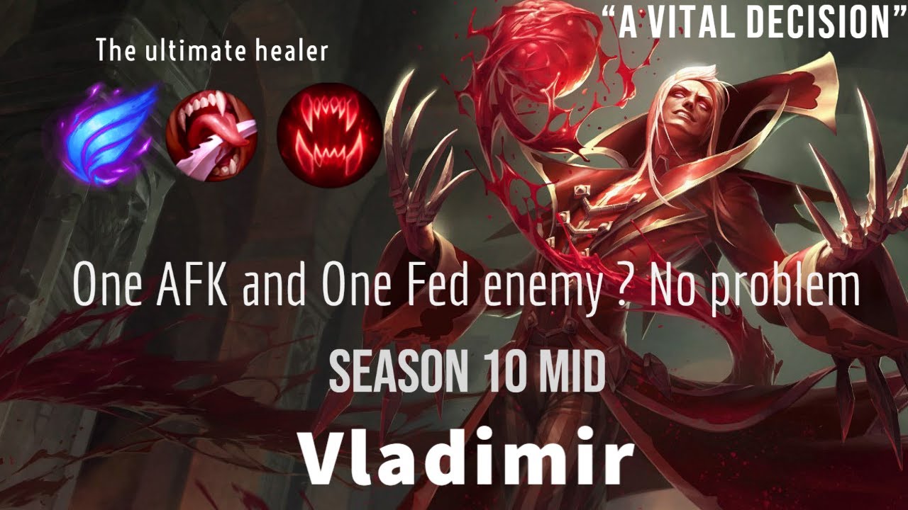 Vladimir vs Zoe - Mid - Season 10 - League of Legends - An AFK and a Fed enemy. - Garena / Singapore
