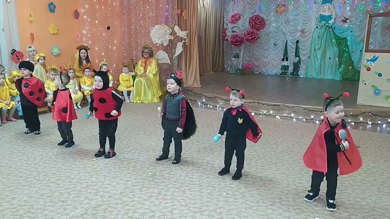 Запальний танок жучків сонечок. Молодша група