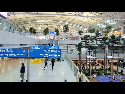 One of the Best Airports in the World, Incheon International Airport T1 | 4K Korea Walking Tour