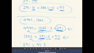 Algebra: Integers (part 3) Euclidean algorithm