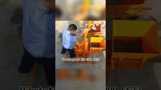 Hand press clay block machine manual soil brick forming machine #machine #brick #construction