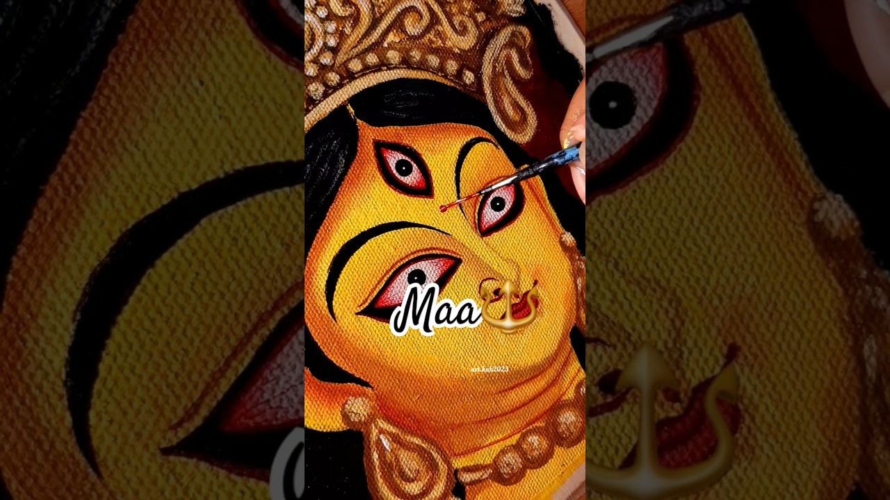 Durga Mata Painting | Acrylic painting 🔱🕉