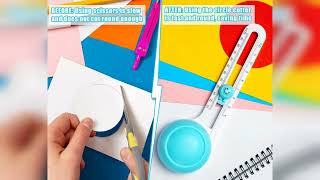 Overview: MyLifeUNIT Circle Cutter, Circular Rotary Cutter for Paper Crafts Scrapbooking (Includ...
