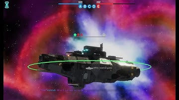 Nebulous Fleet Command 4v4 - My Cruiser gets beamed, we lose badly.