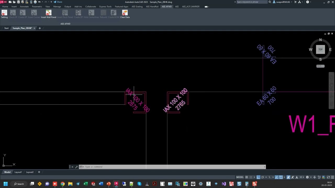 AutoCAD Plugin for Aluminium FormWork Layout Detailing