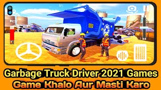 Garbage Truck Driver 2021 Games : Dump Truck Sim || Dump Track Wash Game GTD2G screenshot 4