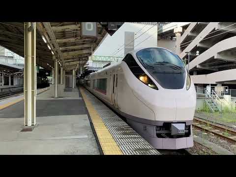 FFフォルティシモ 特急ひたち26号品川行き仙台駅発車(1日3本の仙台発)
