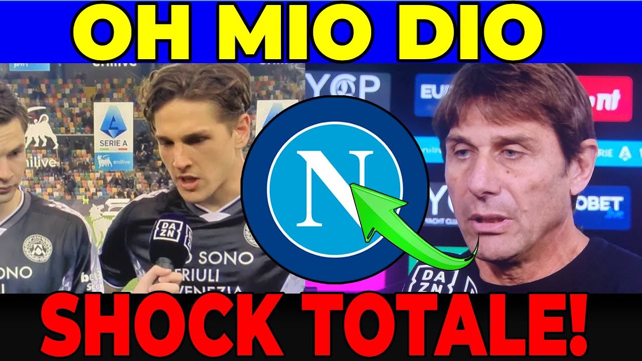 🔥😱LA BOMBA È ESPLOSA! Guarda cosa ha detto Conte dopo la sconfitta contro l'Udinese! NAPOLI NEWS