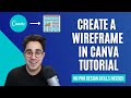 How to Create a Website Wireframe in Canva (Great Tool For #Copywriters)