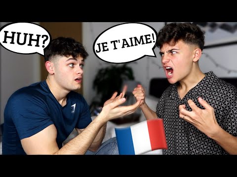 yelling-nice-things-at-my-boyfriend-in-french-prank-**cute-reaction**