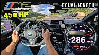 EQUAL LENGTH BMW M2 Competition F87 on UNLIMITED AUTOBAHN!