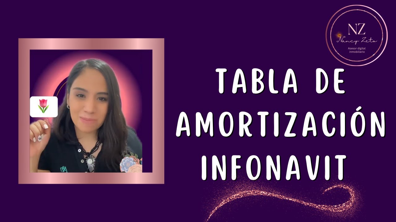 Tabla de amortización infonavit | crédito infonavit - YouTube