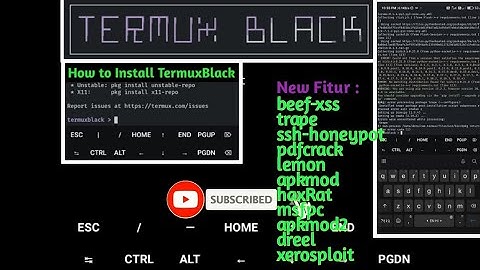 Install Termux Black Hax4us No Root
