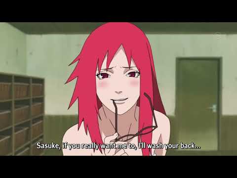 Karin wants to bath beside to Sasuke