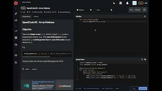 codewars python SpeedCode #2   Array Madness