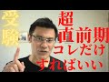 11月超直前期　コレだけやればいい【独学行政書士受験】