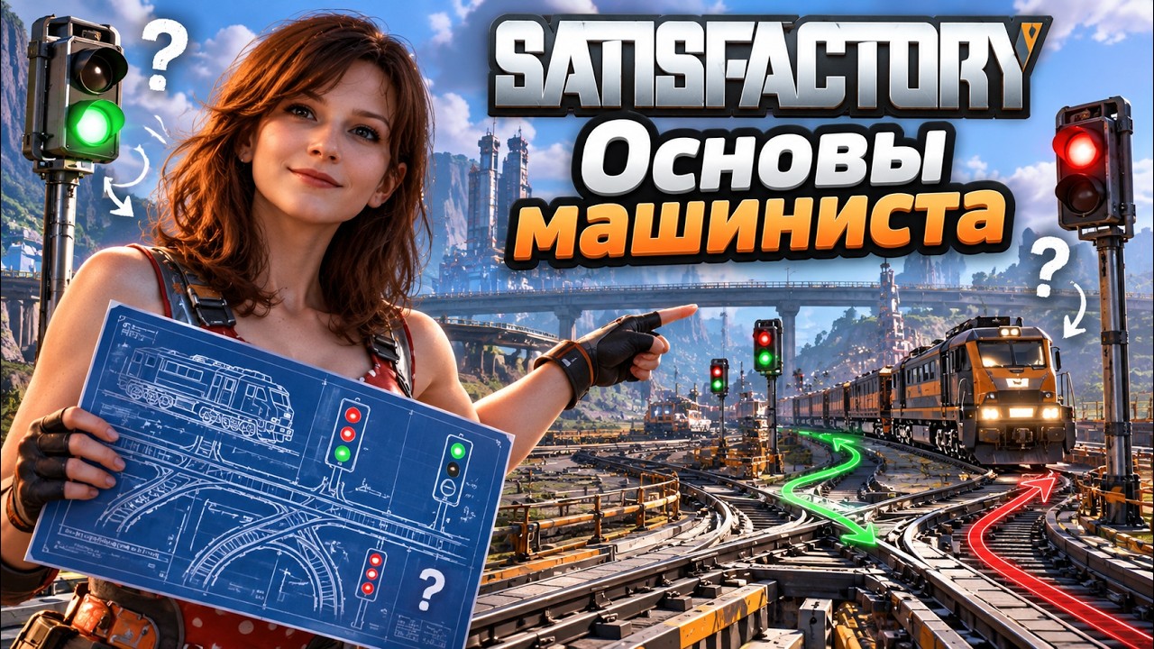 Основы машиниста #6 #satisfactory - YouTube