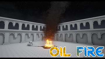 Unreal 4 - Oil Fire VFX - Demo Reel