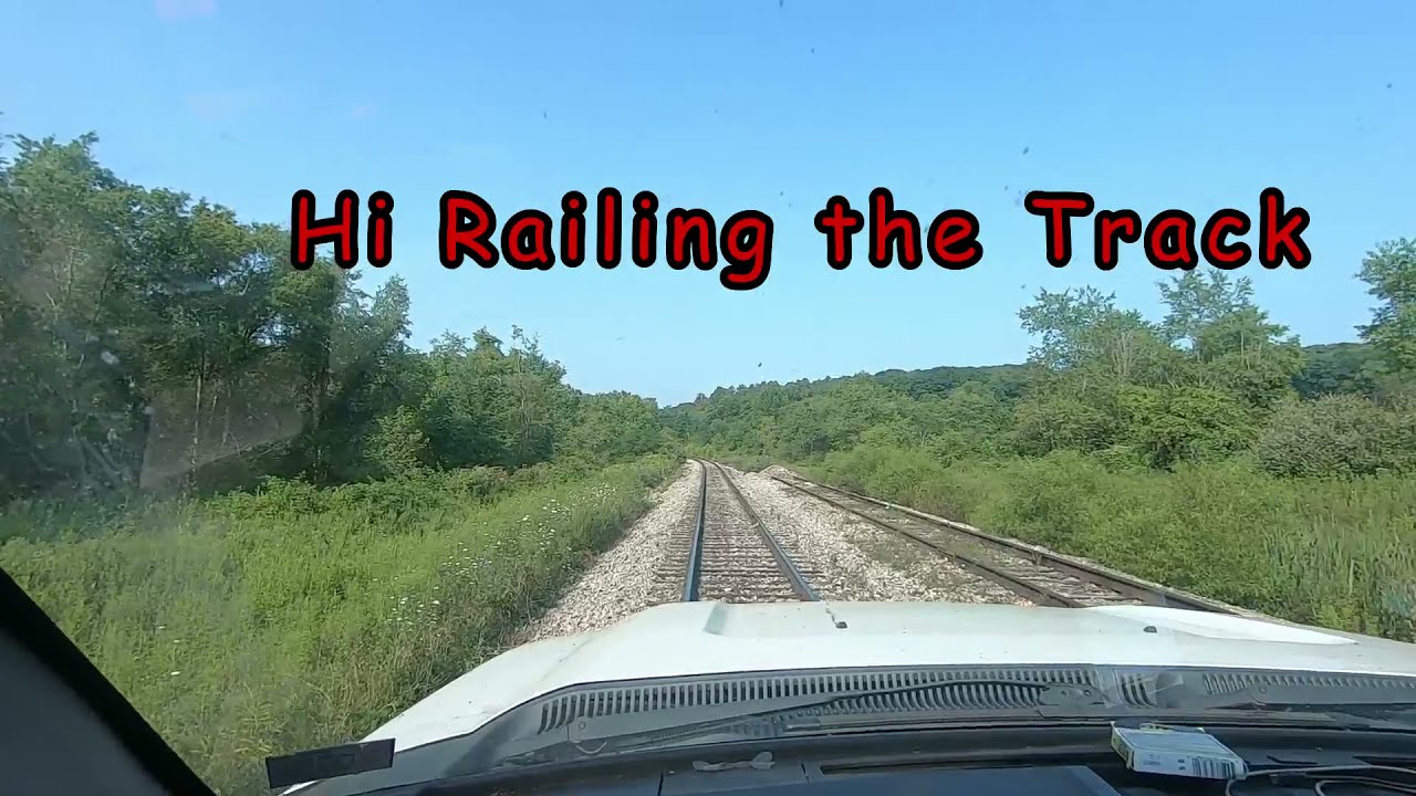 Hi Railing the Track Testing out a New High Tech Geometry System!