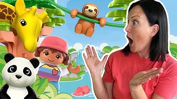 Welcome to the jungle with LEGO DUPLO World game | Fun gameplay with Ima and Jessy