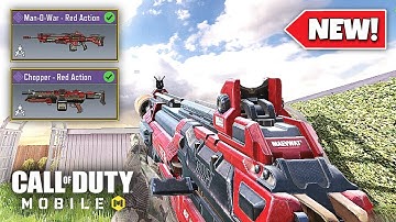 NEW RED ACTION SKINS in COD Mobile! (Vermillion Arsenal Crate)