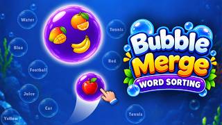Details Bubble Word Sorting Level 1-5 Gameplay | Download link in bio | Bubble word jam Update