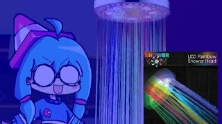 Connie Has LED Rainbow Shower Head (Rhythmic Revolution)
