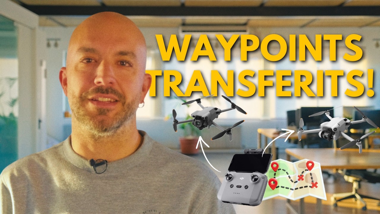 Transferir waypoints entre drons DJI | Mini 4 Pro a Mini 5 Pro