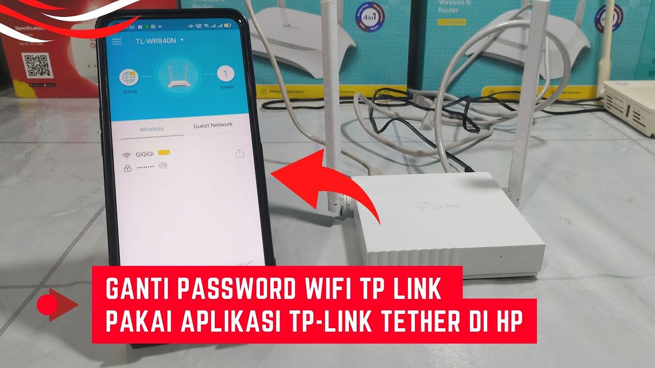 Cara Ganti Password Wifi Tp Link Menggunakan Aplikasi Tp-Link Tether Di Hp  Sampai Berhasil