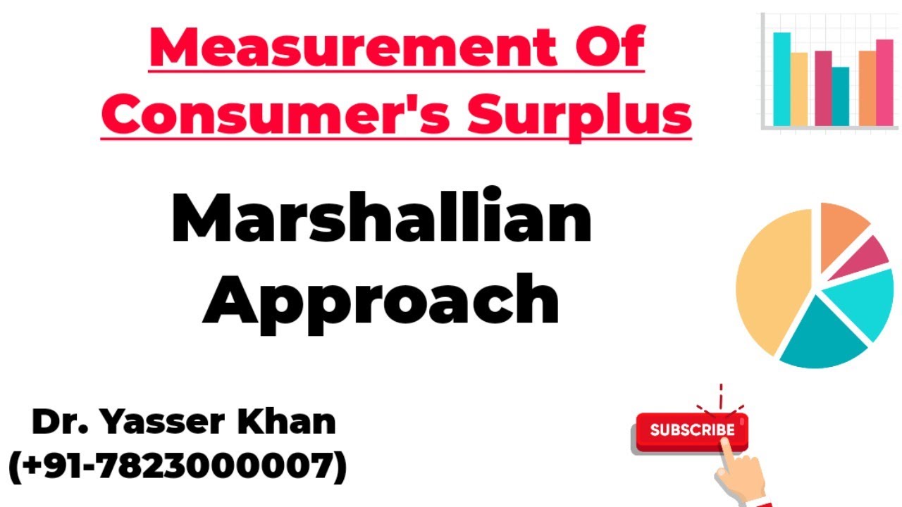 Consumer's Surplus | Marshallian Approach To Consumers Surplus | Marshalls Consumer Surplus | UGC
