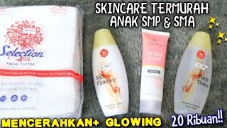 SKINCARE MURAH MENCERAHKAN WAJAH!! Totalnya Cuma 20 Ribuan