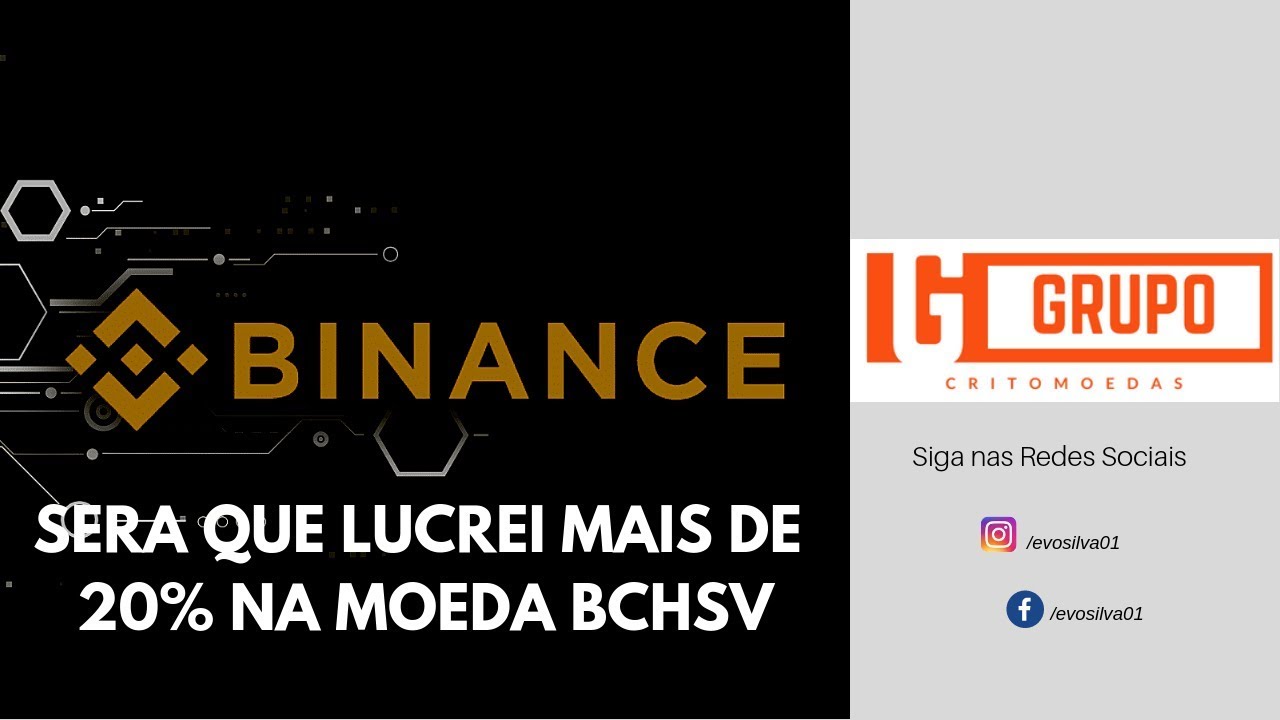 Lucro acima de 20% na moeda BCHSV usando os sinais do RoboByte