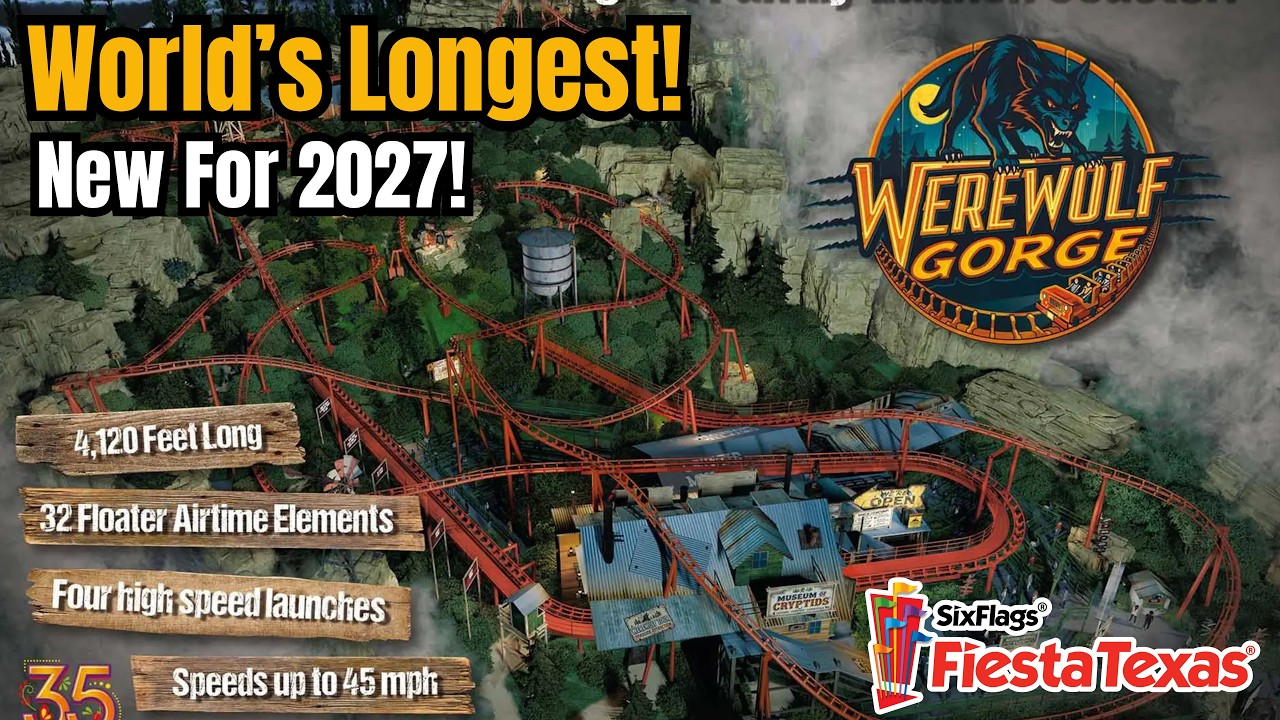🚨 New Record-Breaking Coaster Coming to Six Flags Fiesta Texas in 2027!