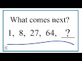 WOW The Dlo2 門徒 US 9 What number comes next in the sequence 1, 8, 27, 64 ? - YouTube