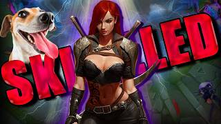Vi que la Consideran el campeon mas SKILLED del juego y queria probarlo  .- KAtarina Mid