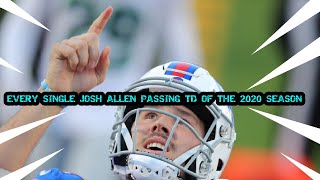 Every Josh Allen Passing TD Of The 2020 Season