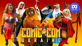VR180 3D. ComicCon Ukraina 2021. Ponad 100 postaci cosplayowych. screenshot 3