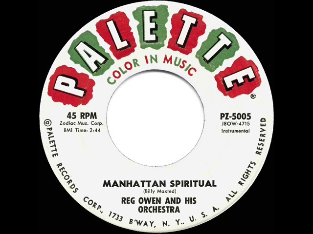 Reg Owen - Manhattan Spiritual