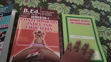 B.Ed Books first year LAC ,Authour k .Nagarajan and G.Periyanan  comparison.