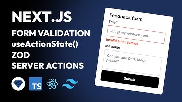 Next.js Form Handling: Zod, HTML Validation & Server Actions Explained