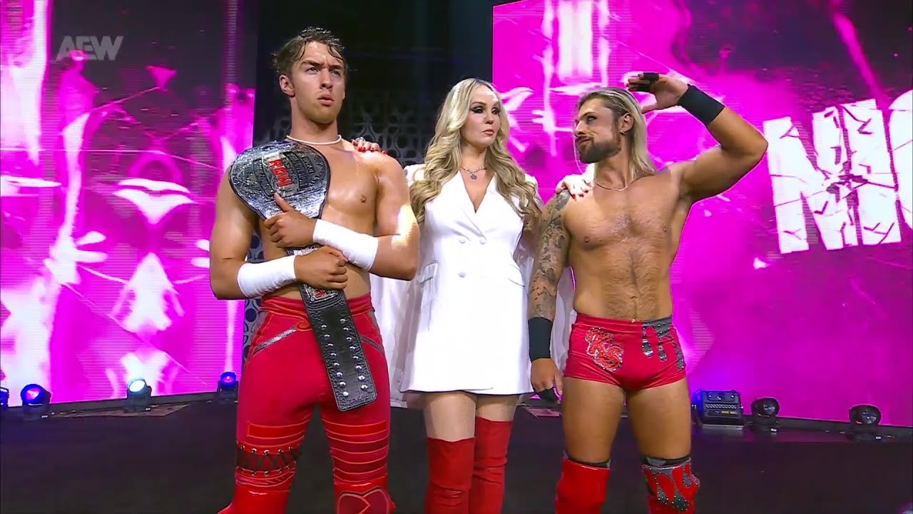 Nick Wayne, Kip Sabian & Mother Wayne Entrance - AEW Collision, July 26, 2025