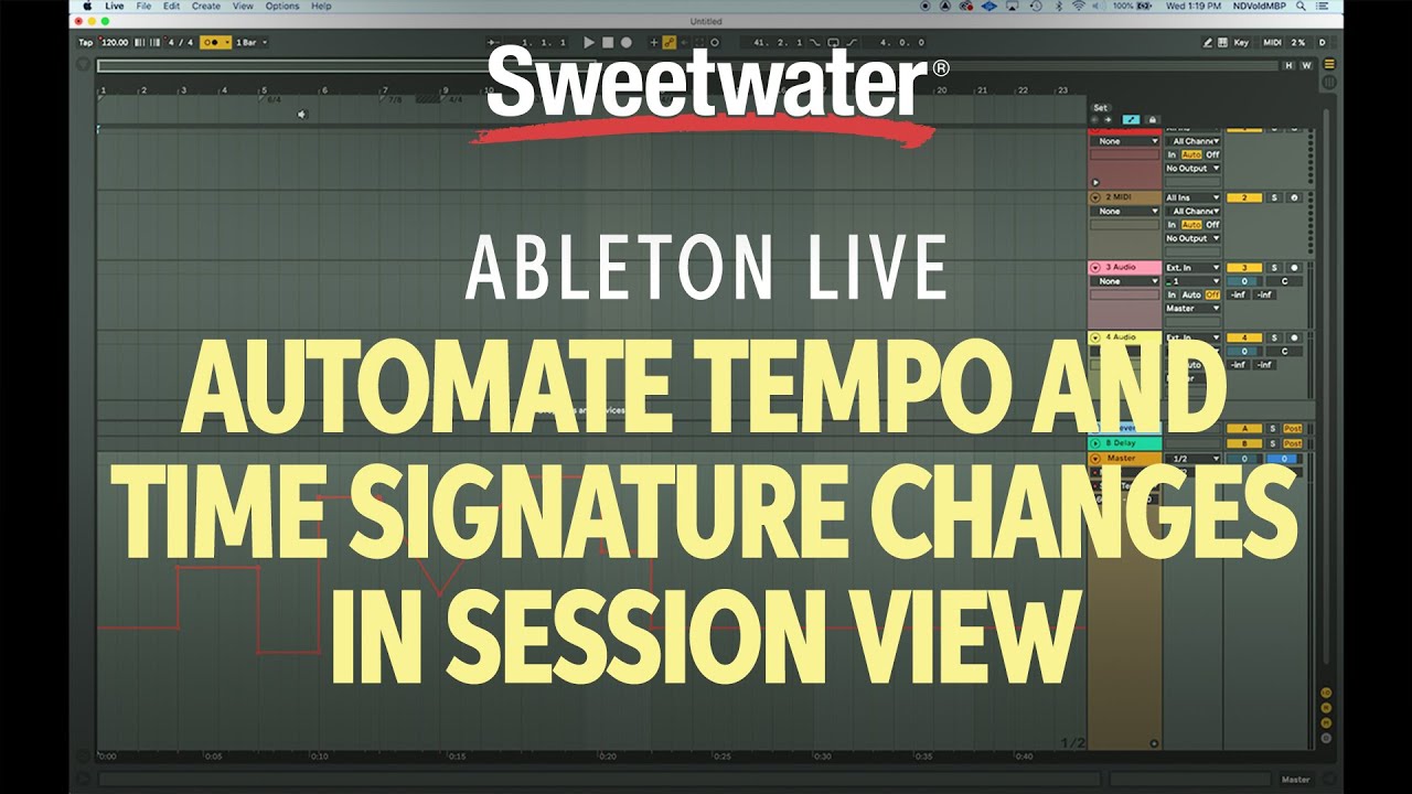 How to Automate Tempo and Time Signature Changes in Ableton Live