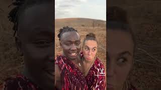 mtazame Masai Zanzibar na mzungu