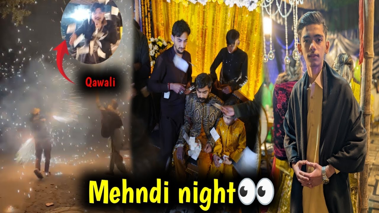 Mehndi night full enjoy 👀💕bht Maza Aya Qawali bht mzy ki thi 🫂🤌💯