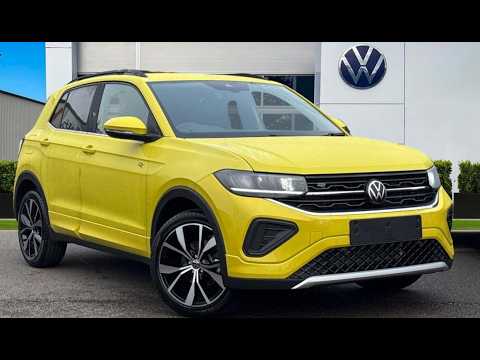Brand New Volkswagen T-Cross R-Line 1.5 TSI 150PS DSG in Rubber Ducky Yellow | Wrexham Volkswagen