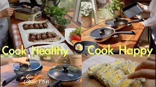 🍳Enjoy a healthier and happier lifestyle in the kitchen!🍴Tteokgalbi | vegetable egg roll