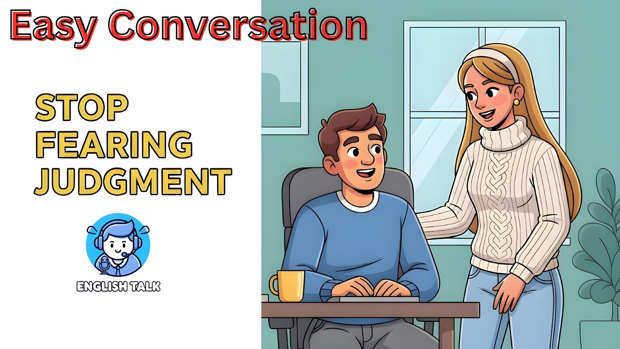 Speaking English at Work Without Fear – Stop Overthinking & Build Confidence (B1–B2 Conversation)