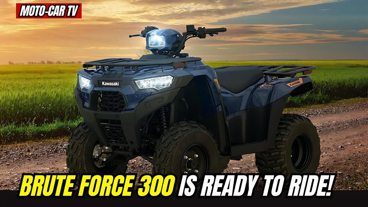 Обзор Kawasaki Brute Force 300 2026 года: впрыск топлива и новые светодиодные фары! (Лучший малог...