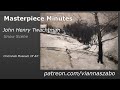 Masterpiece Minute  John Henry Twachtman :Snow Scene